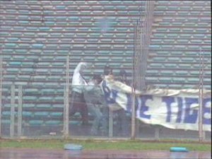 Striscione Blue Tiger napoli