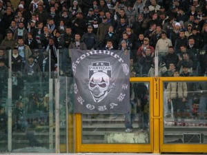 Stendardo Partizan Belgrado