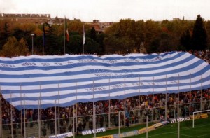 Telone copricurva al Flaminio