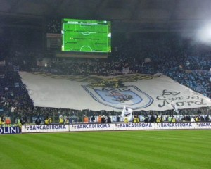 Curva Nord e Tribuna Tevere per una finale di Coppa Italia... 