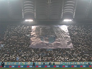 Curva Nord e Tribuna Tevere per una finale di Coppa Italia... 