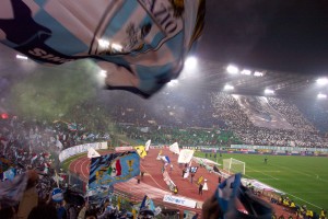 Curva Nord e Tribuna Tevere per una finale di Coppa Italia... 